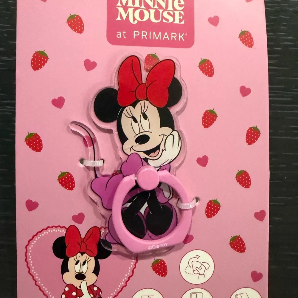 Disney Minnie Mouse Phone Ring - Red and Purple
